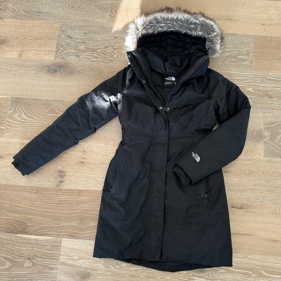 The north face arctic parka super warm black xs - Picture 2 of 4